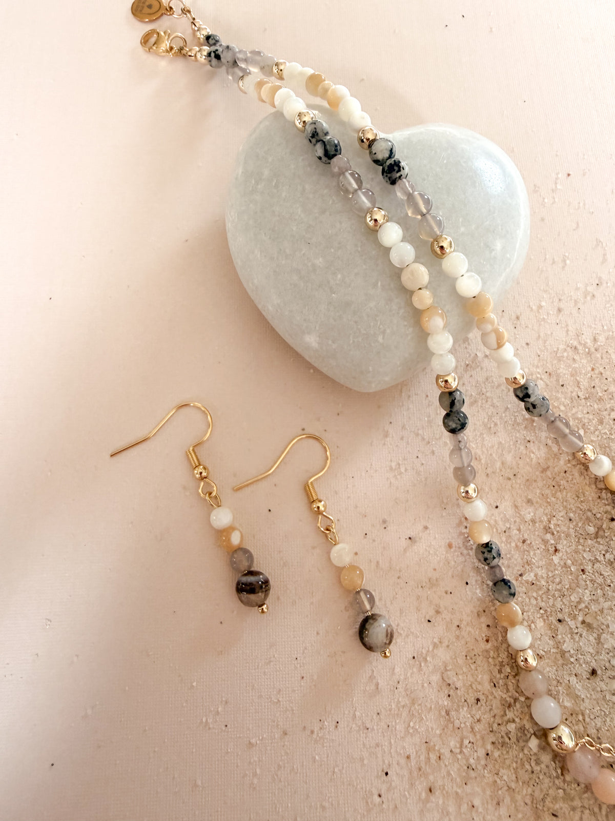 Lawrencetown Beach Gemstone Earrings