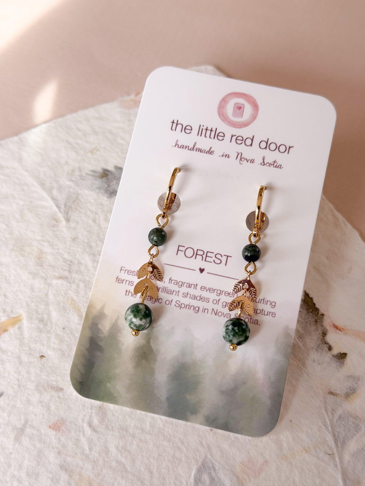 Forest Gemstone Earrings