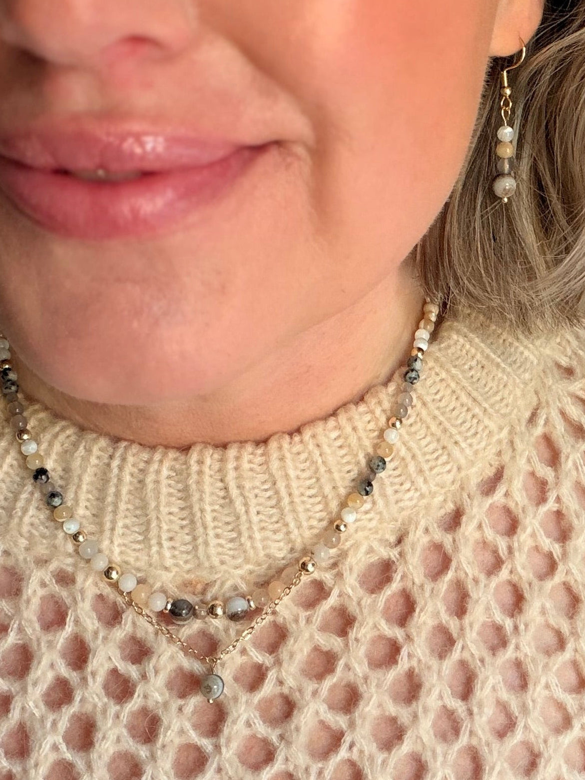 Lawrencetown Beach Gemstone Earrings