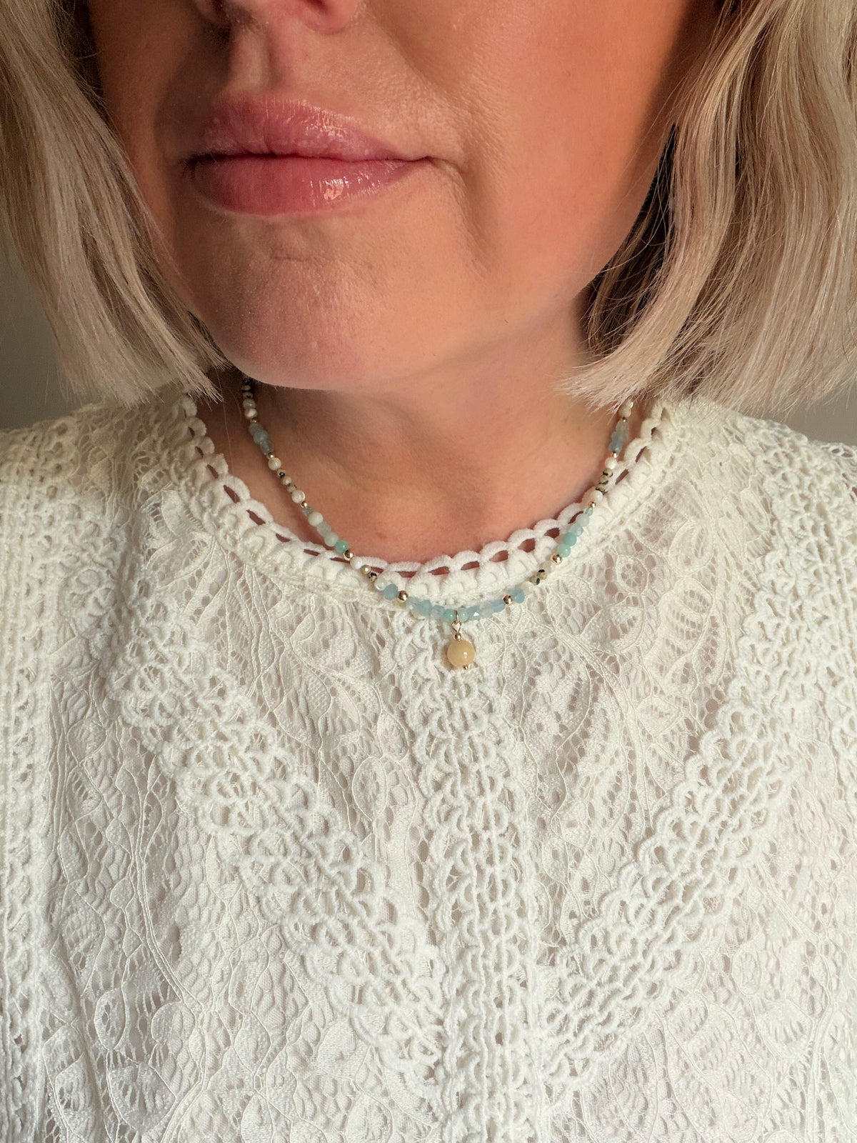 Queensland Beach Gemstone Necklace