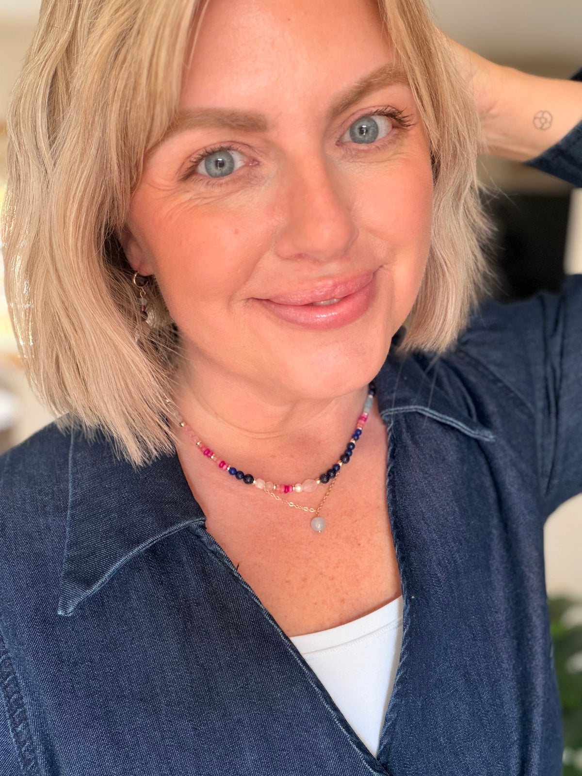 Mahone Bay Gemstone Necklace