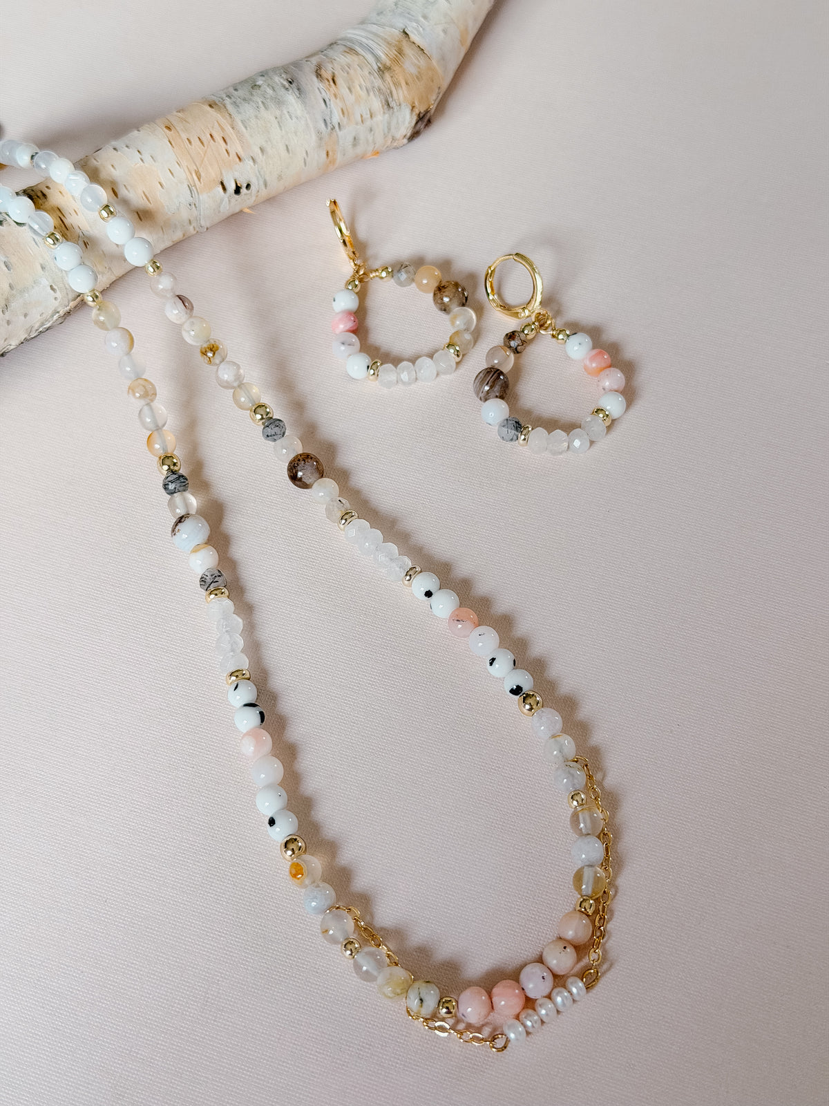 Birch Gemstone Earrings
