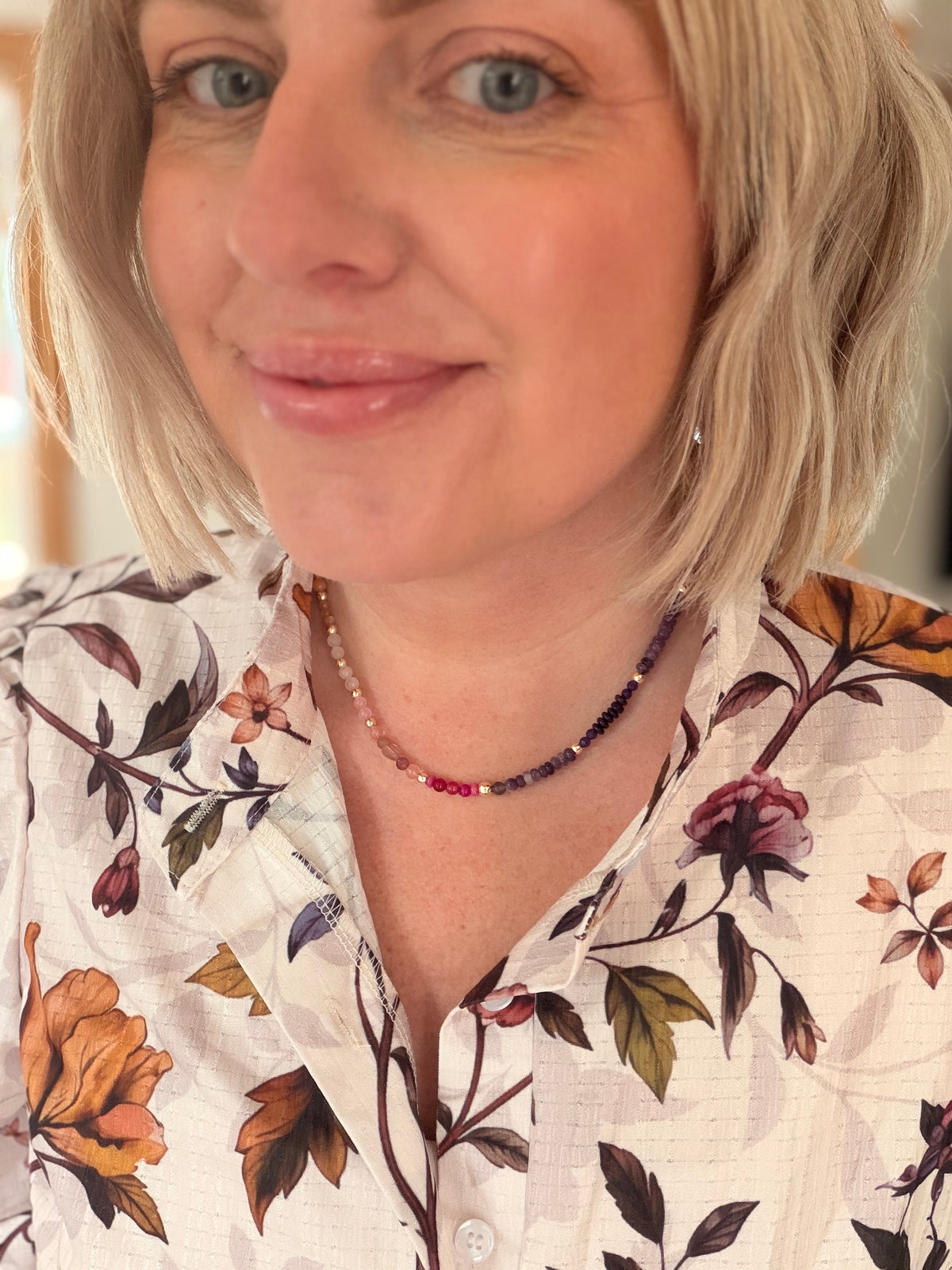 Parlee Sunset Gemstone Necklace