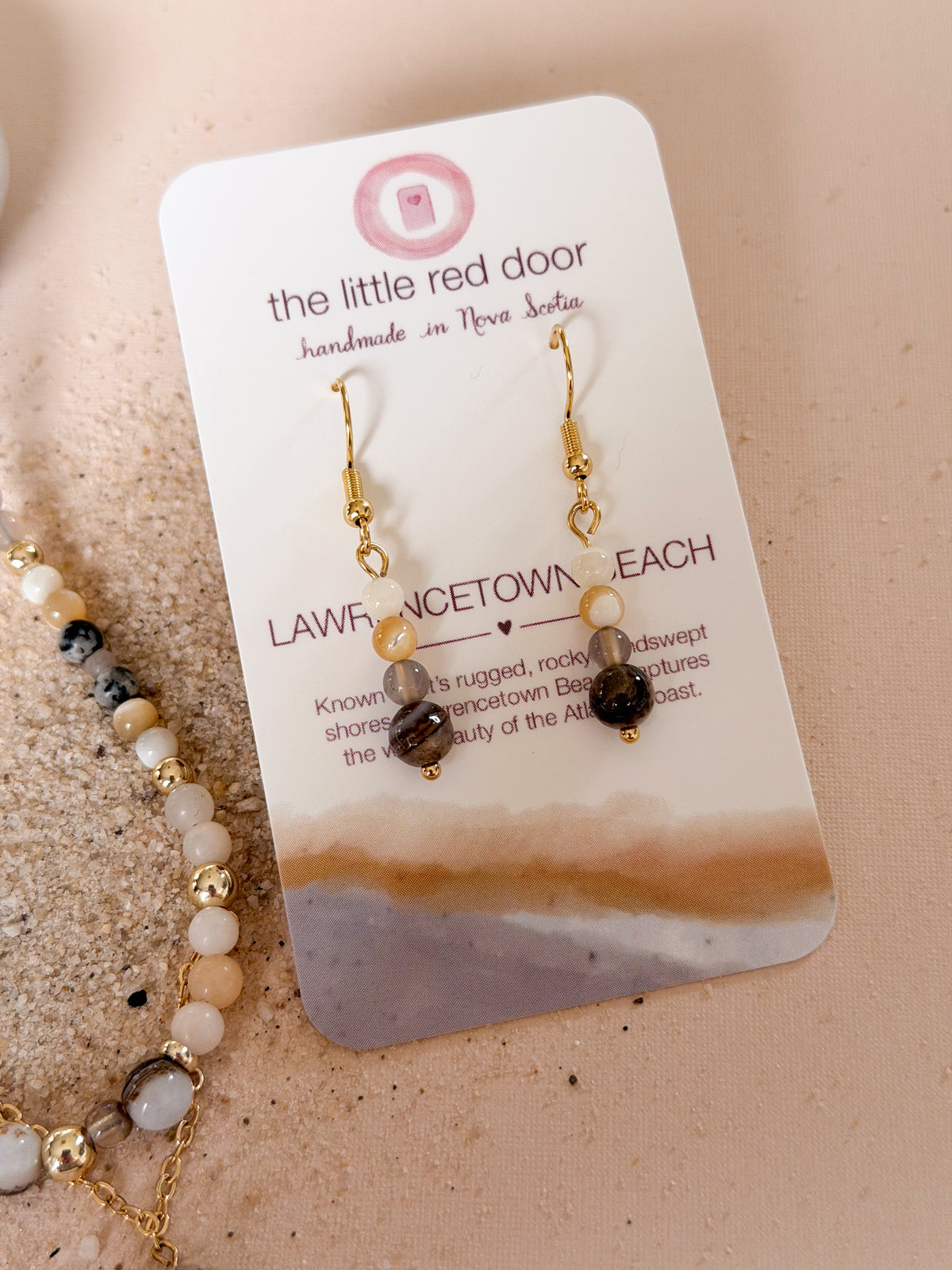 Lawrencetown Beach Gemstone Earrings