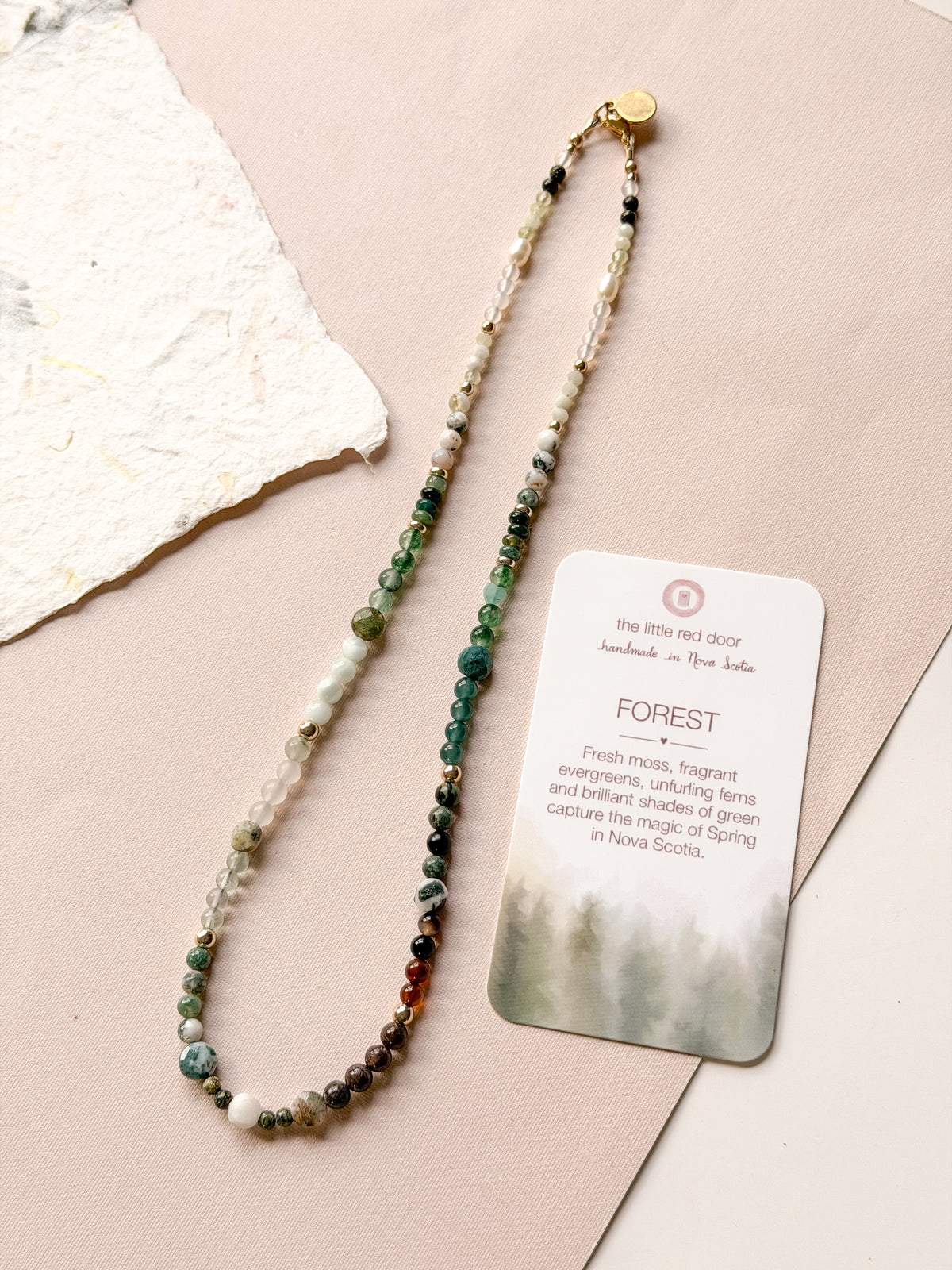 Forest Gemstone Necklace