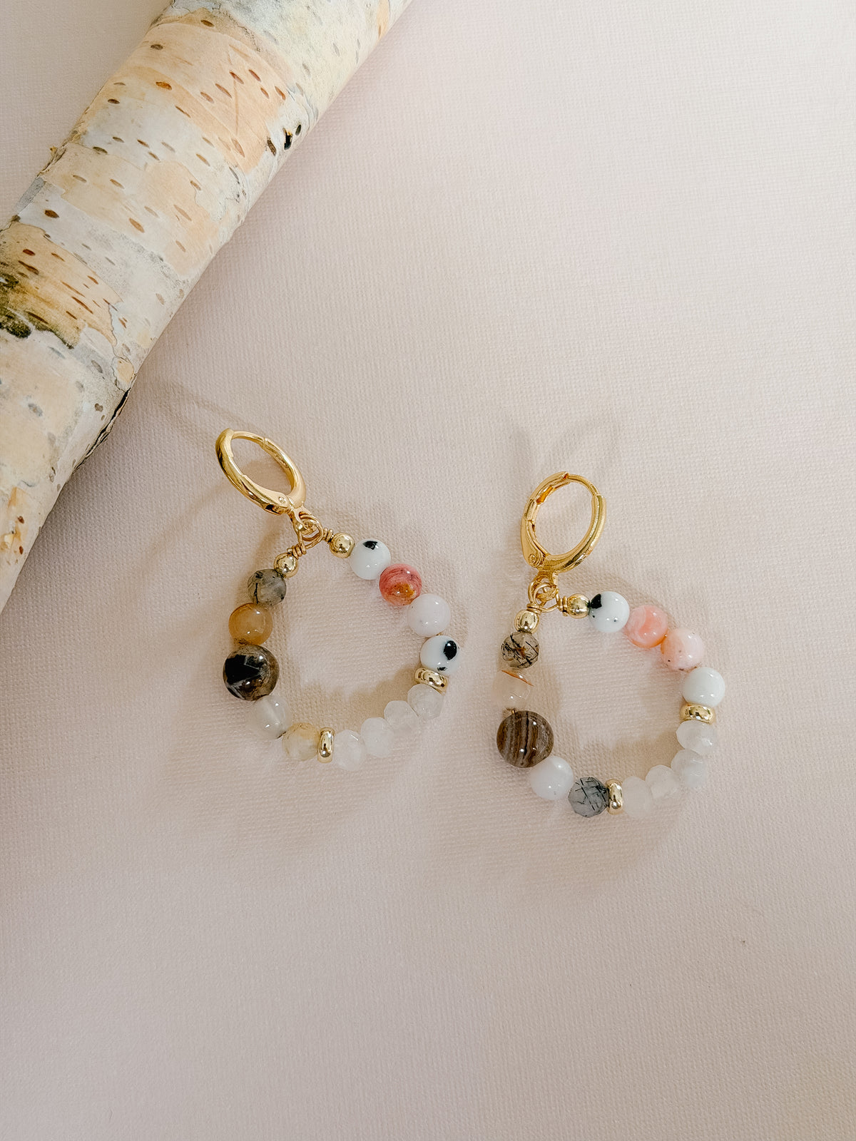 Birch Gemstone Earrings