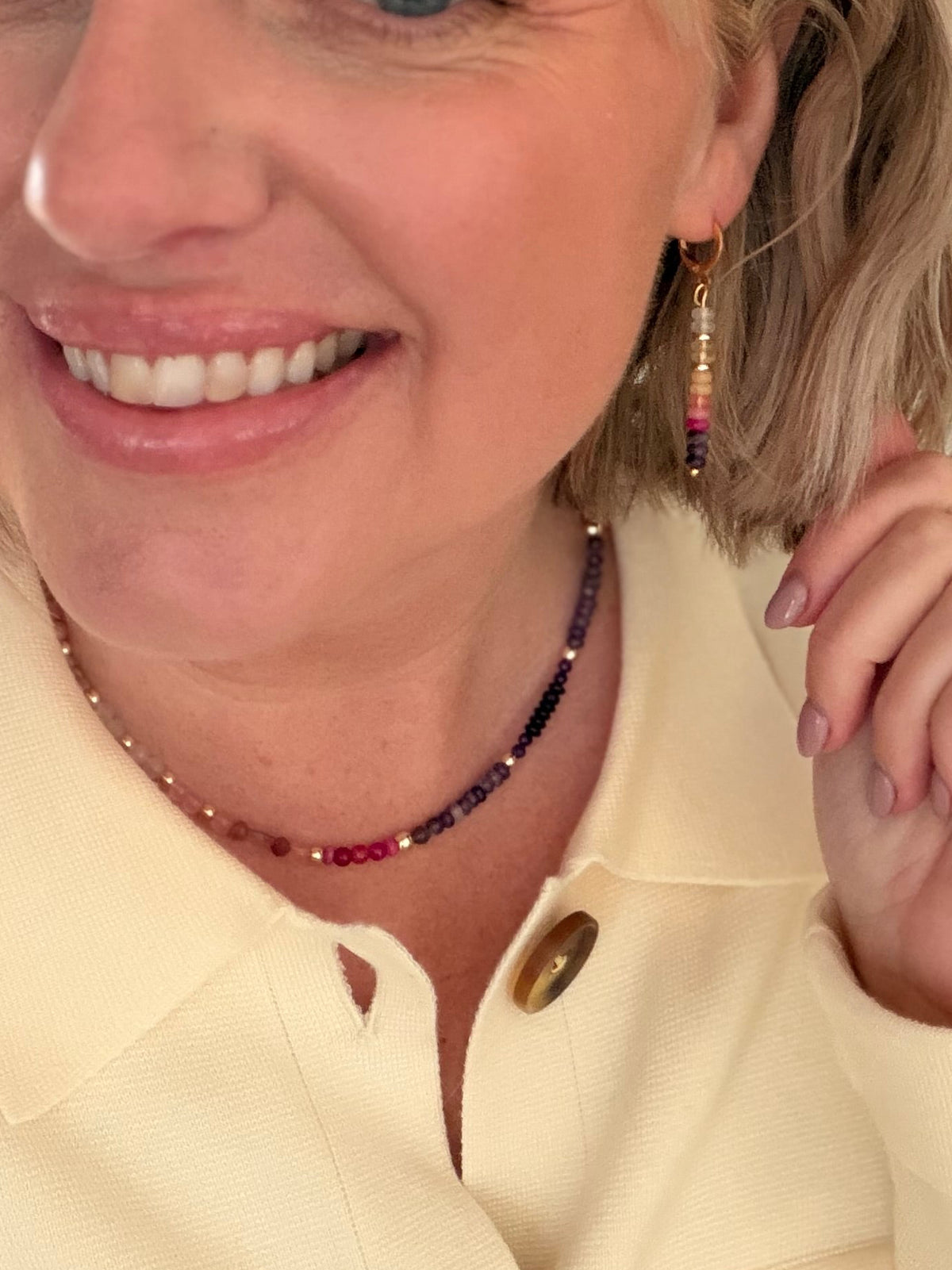 Parlee Sunset Gemstone Necklace