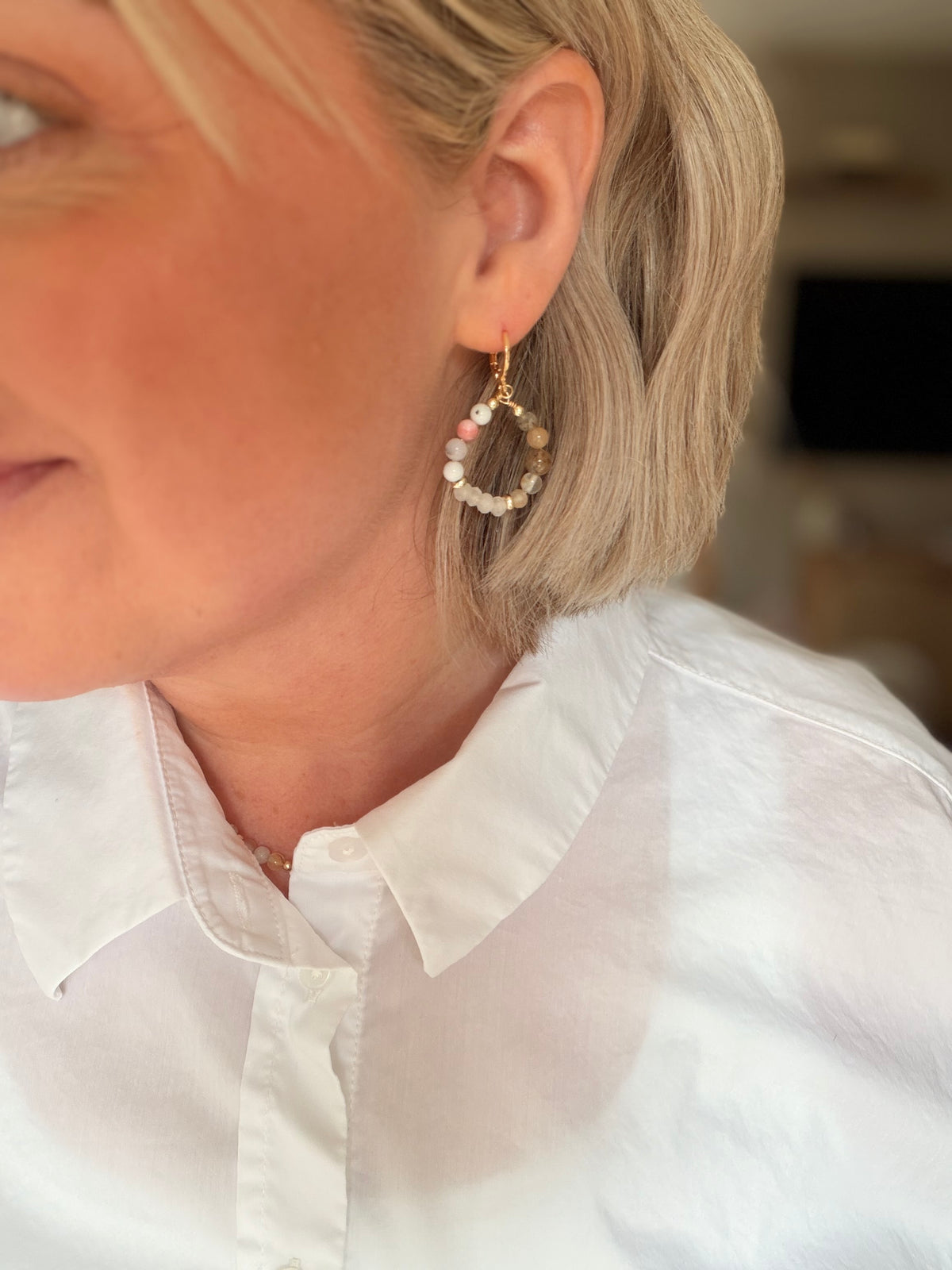 Birch Gemstone Earrings