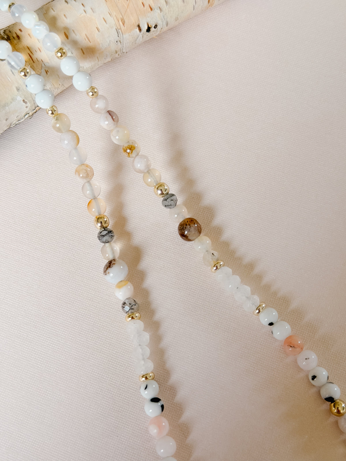 Birch Gemstone Necklace