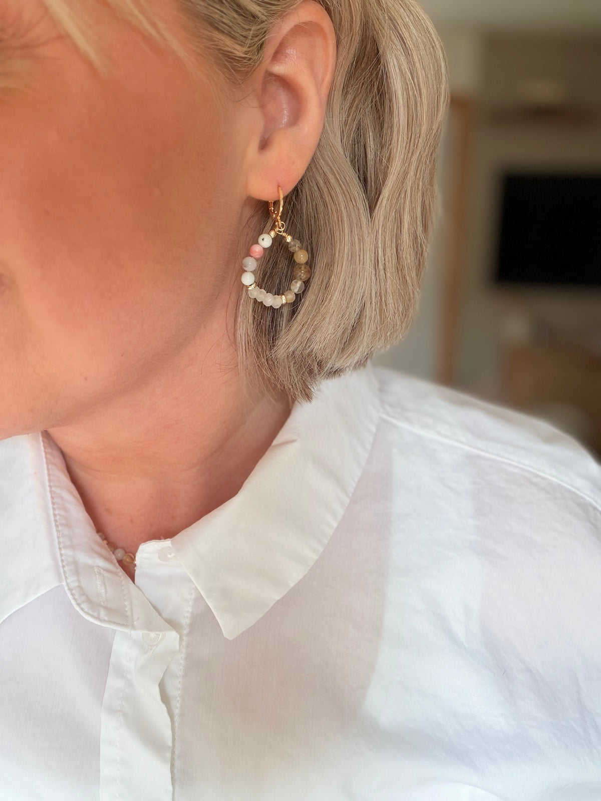 Birch Gemstone Earrings